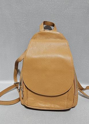 Шкіряний рюкзак vera pelle