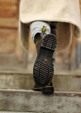 Демисезонные ботинки dr.martens x cold wall с замком черные6 фото