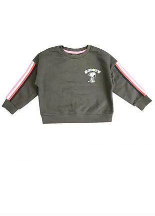 Світшот кольору хакі снупі р. 140