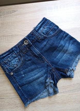Джинсовые шорты для девочки 3 года, рост 98
