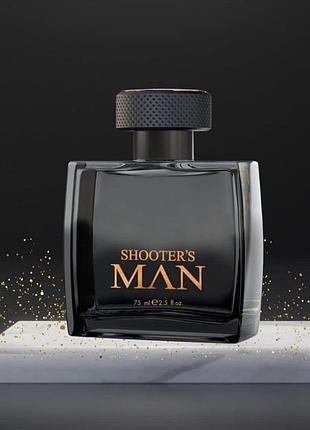 Чоловіча парфумована вода shooters black, 75 мл