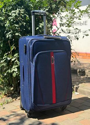 3 шт комплект валіз дорожніх тканинна  польща на колесах wings з підшипником