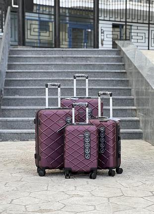 Міні ударостійка пластикова wings валіза дорожня xs на колесах польща ручна поклажа 24 l