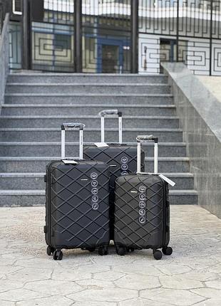 Ударостійка пластикова wings мала валіза дорожня s на колесах польща ручна поклажа