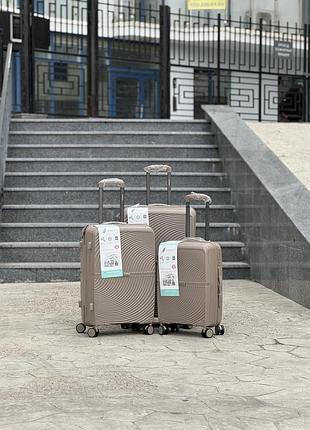 Полипропилен horoso маленький чемодан дорожный s на колесах 4 колеса ручная кладь