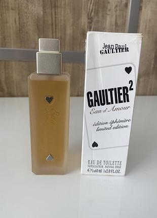 Jean paul gaultier gaultier 2 eau damour туалетна вода 60 мл, оригінал