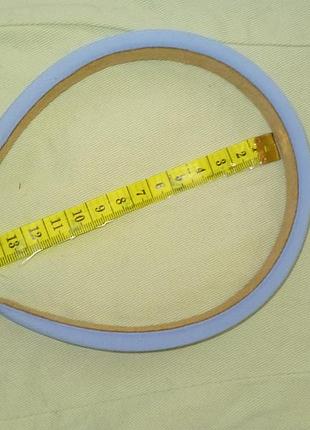 Обруч ободок для волос голубой массивный