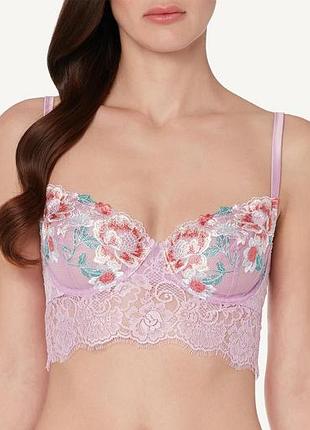 Нежный ажурный бюст в75