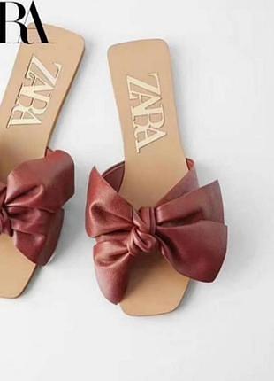 Крутые шлепки zara