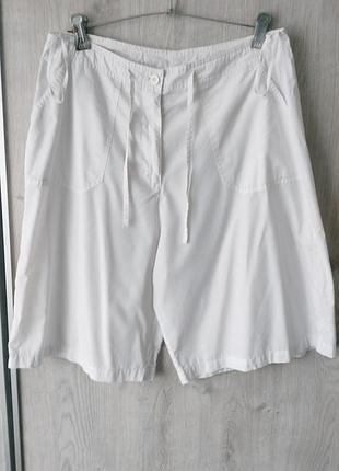 Легкие, хлопковые шорты -бермуды 46-48р