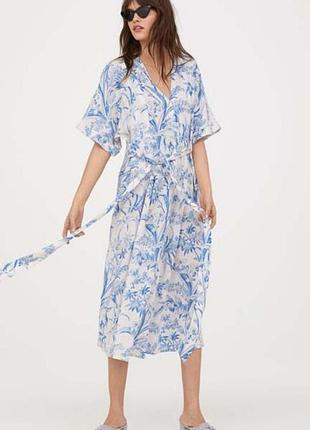 Платье-халат,вискоза от h&amp;m, р.40