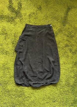 Актуальна  спідниця із льону oska