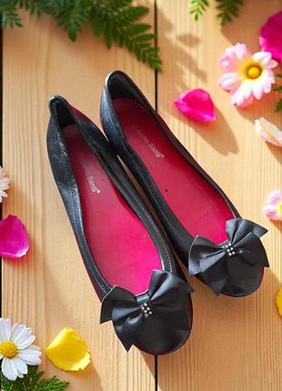 Жіночі шкіряні туфлі  балетки човники  roberto santi італія p.39