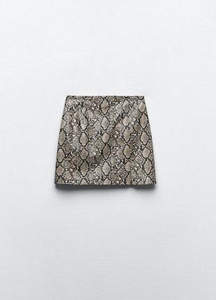 Спідниця zara еко шкіра нова