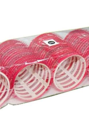 Бігуді липучки люрекс 1, 5шт, ф4,5см 32001