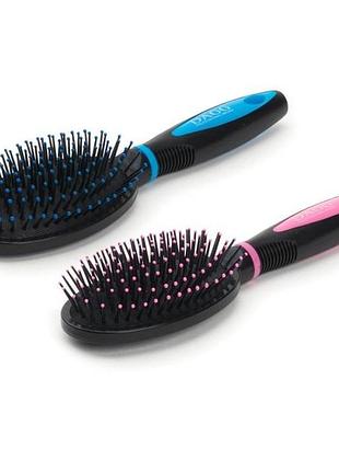 Расческа массажная с пластиковыми зубьями арт 12103