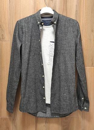 Minimum - s - верхня сорочка овершорт (overshirt) - сірий меланж чоловіча   • скандинавський бренд