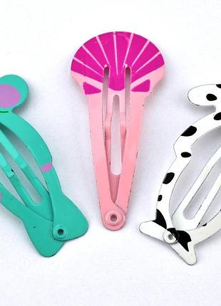 Заколка хлопушка 3шт а330-4/3