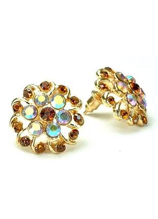 Серьги гвоздики сг1550-4-6-3