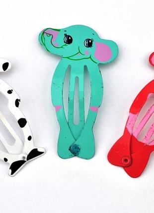 Заколка хлопушка 3шт а330-2/3