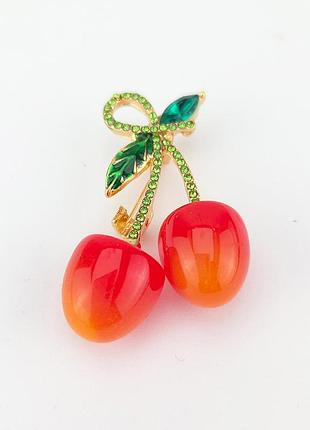 Брошка вишенка бр5600-3