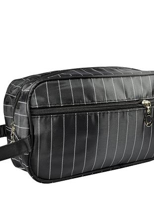 Косметичка мужская черная арт 7011-2