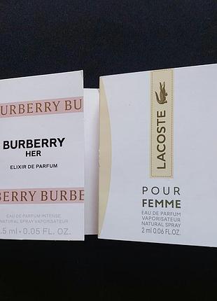 Пробники парфюмированных вод