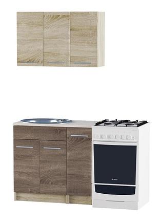 Еко набір №1, 0.9 м, без мийки, дуб сонома, дуб сонома трюфель меблі для дому