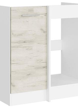 Еко низ кут 790, білий, дуб крафт білий меблі для дому