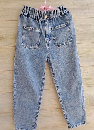 Джинсы zara джинси мом zara 10-11л