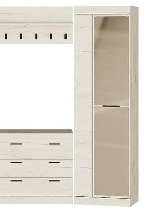 Передпокій соната комплект 17, дуб крафт білий мебель для дома