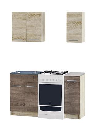 Еко набір №2, 0.9 м, без мийки, дуб сонома, дуб сонома трюфель меблі для дому