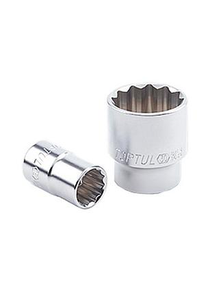 Головка торцевая 18 мм toptul 1/2" 12-гранная baeb1618 гранд инструмент