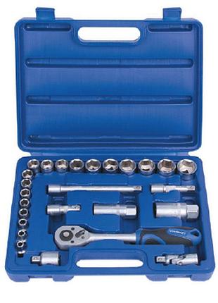 Набір головок із тріскачкою 3/8" 27 од. стандарт st-3827 гранд інструмент