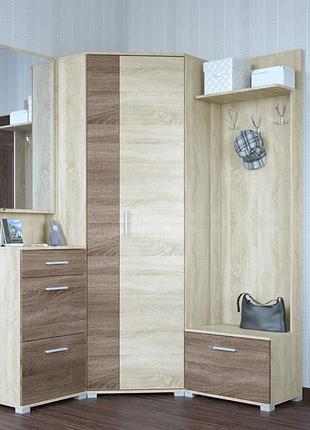 Передпокій комплект бриз 3, дуб сонома, трюфель мебель для дома
