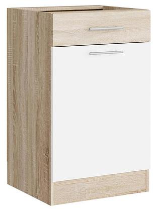 Еко низ шухляда 500, дуб сонома, білий, дуб сонома меблі для дому