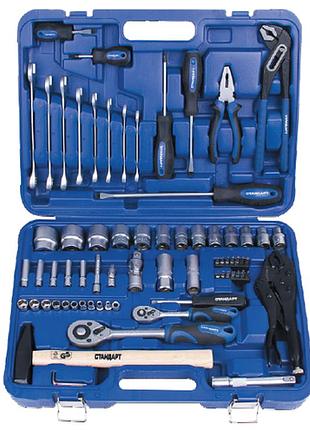 Набор ручного инструмента комбинированный в кейсе 72ед. стандарт st-0072 гранд инструмент