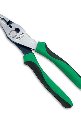 Плоскогубцы toptul 250 мм 10" 2-позиционные dhbb2210 гранд инструмент