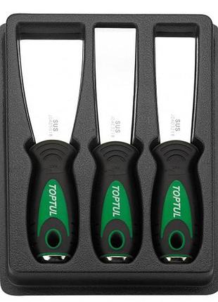 Набір скребків для кузовних робіт 3ед. toptul jgat0302 гранд інструмент