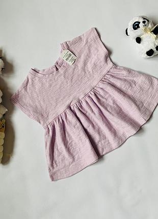 👚 нова футболка-туника gap для дівчинки 9–12 місяців