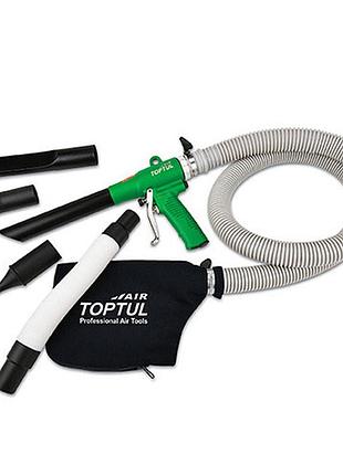 Пневмопылесос + воздуходувка (от компрессора) 8 ед.toptul gdae0801 гранд инструмент