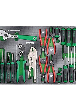 Профессиональный набор инструмента 19ед. (в ложементе) toptul ged1912 гранд инструмент