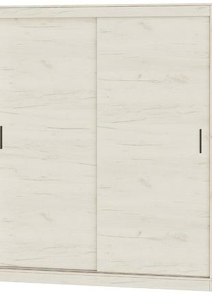 Шафа-купе соната 1800, дуб крафт білий мебель для дома