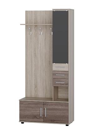 Передпокій рів'єра, дуб сонома, трюфель мебель для дома