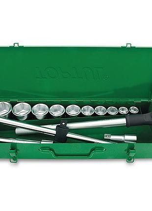 Набор головок с трещоткой toptul 3/4" 14ед. (6-гр.) gcad1405 гранд инструмент