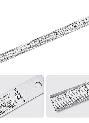 Лінійка 1 м із неіржавкої сталі toptul iaba1000 гранд інструмент