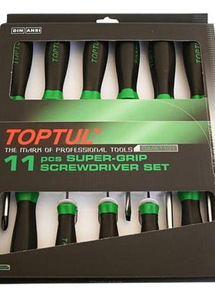 Набір викруток toptul 11 од. gaae1101 гранд інструмент