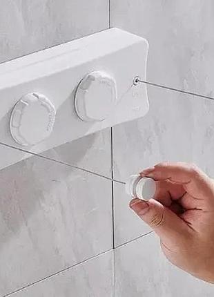 Веревка бельевая, складная настенная сушилка для белья market 47755080