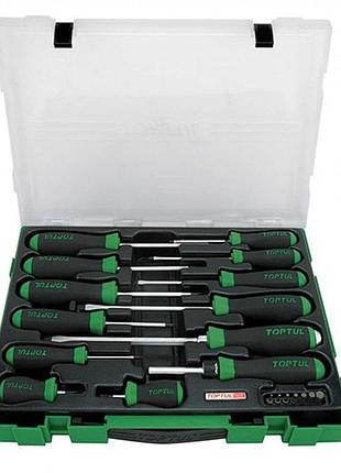 Набор профессиональных отверток toptul 20 ед. gzc2005 гранд инструмент