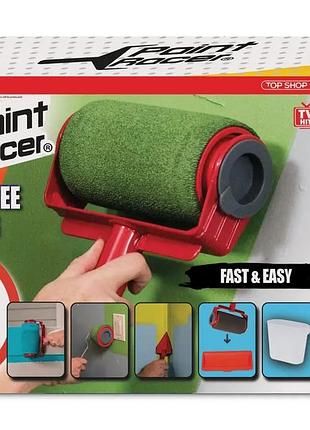 Набір для фарбування стін 2в1 paint racer pro, валик для фарбування стін market 47755720